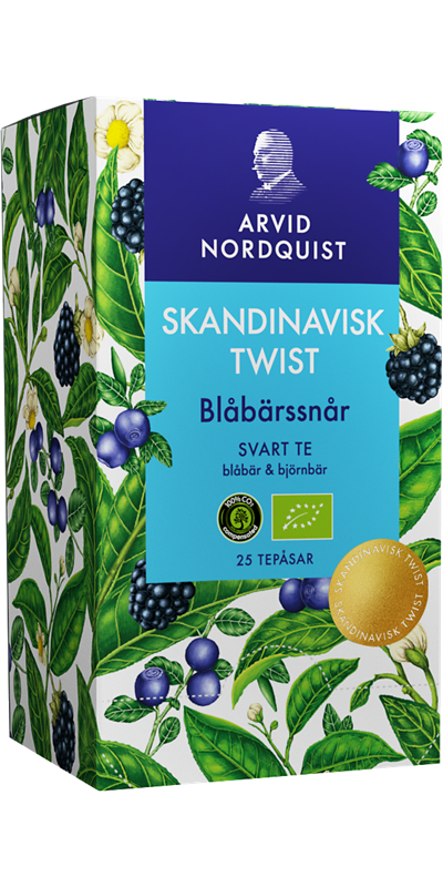Svart te Blåbær og Bjørnebær