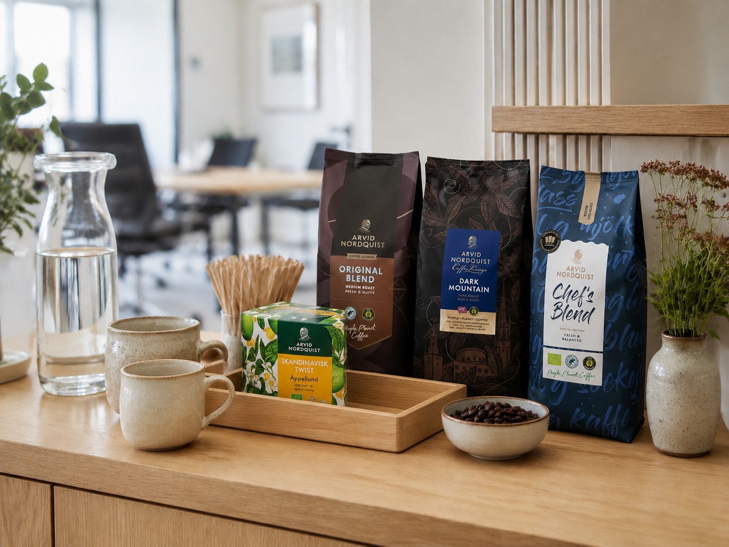 Arvid Nordquist kaffe og te til arbeidsplassen