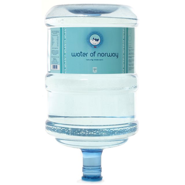 Water of Norway kildevann 18,9 liter PET-flaske